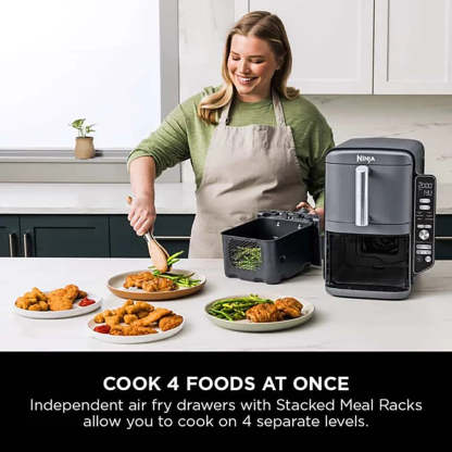 Ninja 9.5L Double Stack Dual Zone Air Fryer | SL400UK