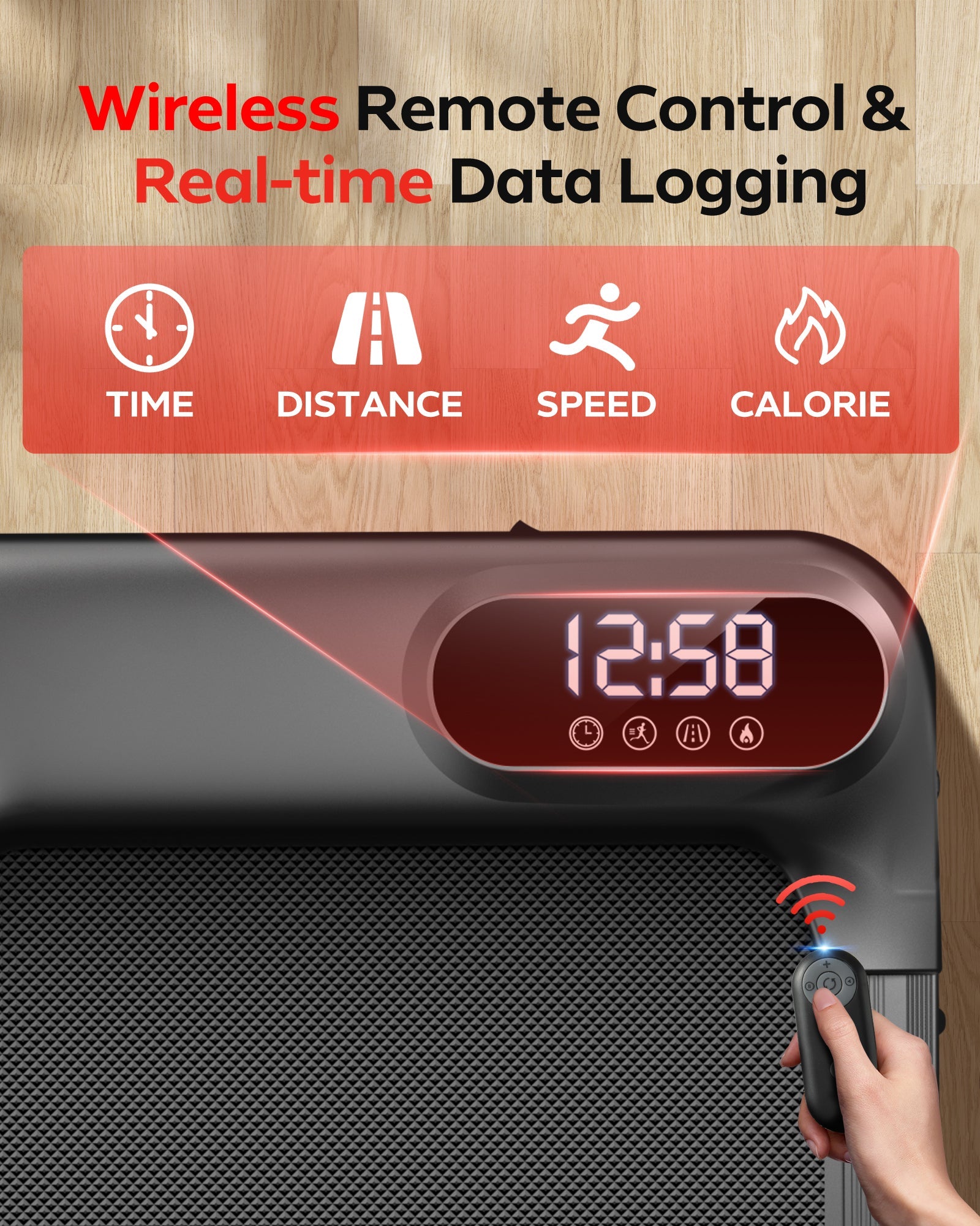 Umay Smart Walking Pad, Under Desk Treadmill and 2-in-1 Incline Walking Pad Treadmill for Home Office