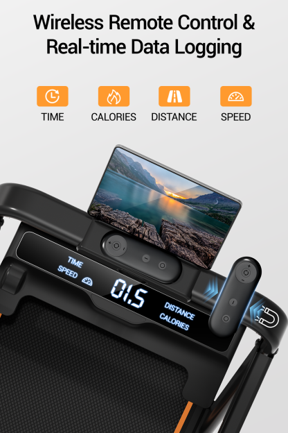 Umay X5F Folding 3-in-1 Portable Treadmill with 16% Incline Max 10 KM/H