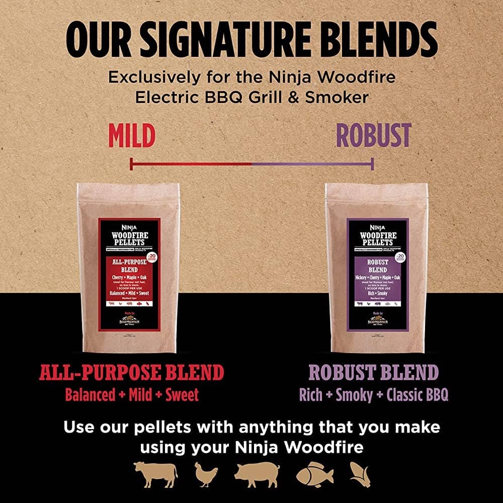 Ninja Woodfire Pellets All-Purpose Blend 900g for OG701UK | XSKOGAPBPL2UK