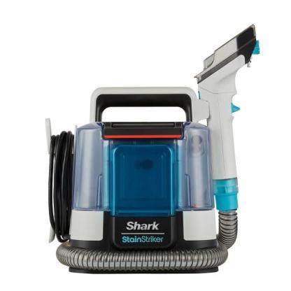 Shark StainStriker PX200 Carpet & Upholstery Cleaner Portable with 2 Tools 6oz Deep Clean Pro & 12oz OXY Multiplier Formula Navy/White for Pet Odors & Stains