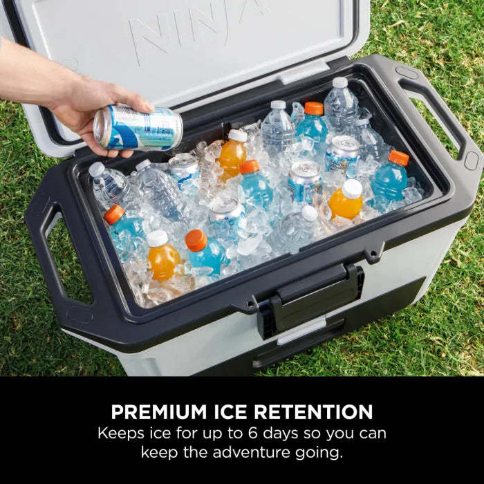 Ninja FrostVault 47L Hard Cooler with Dry Zone Cloud White | FB151UKWH