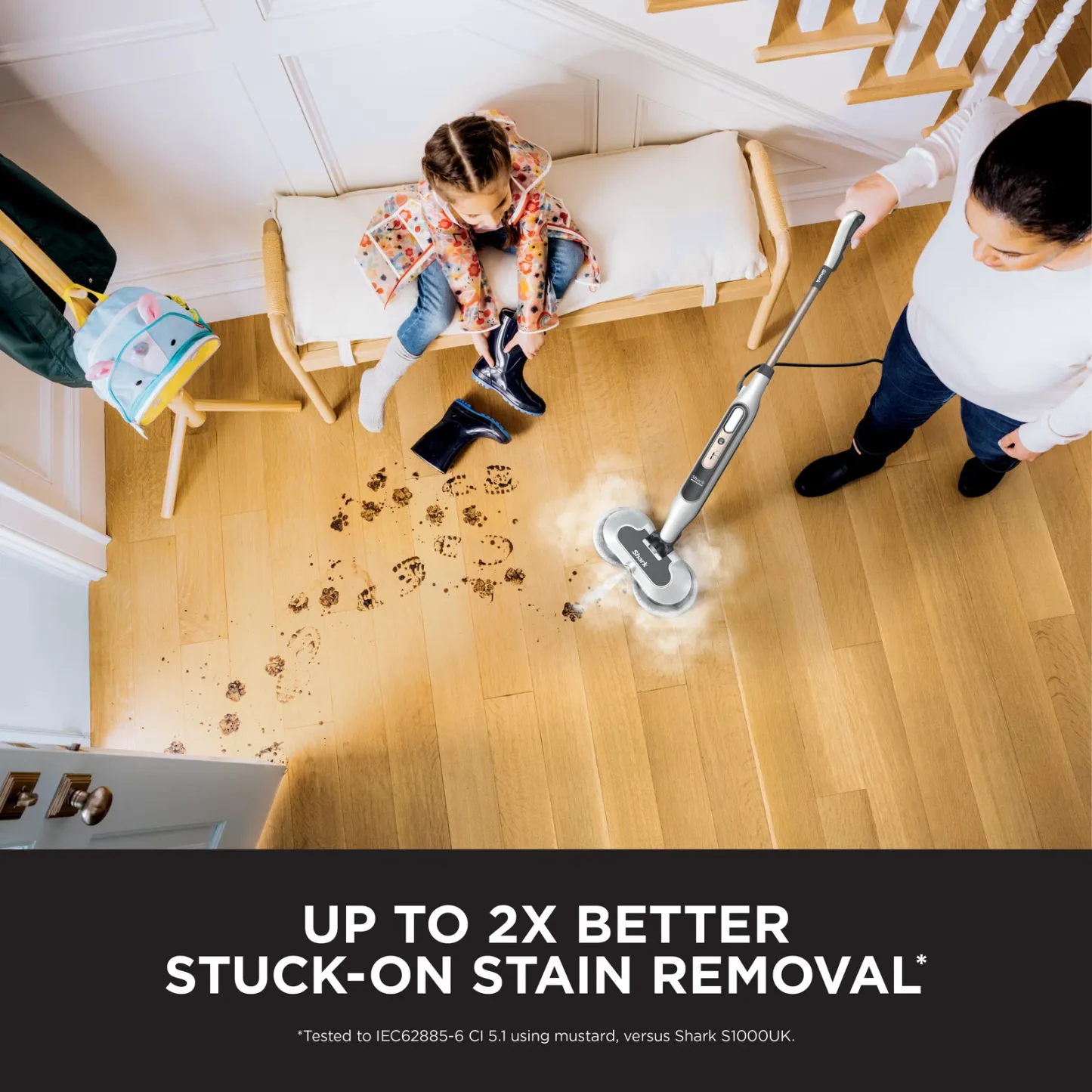 Shark Steam & Scrub Automatic Steam Mop with Steam Blaster - Refurbished