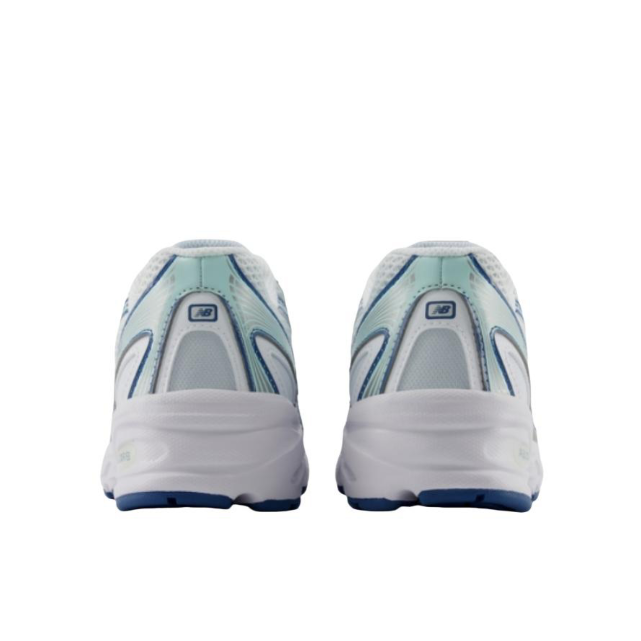 Nqdfew Bqdfalance 740 White silver blue