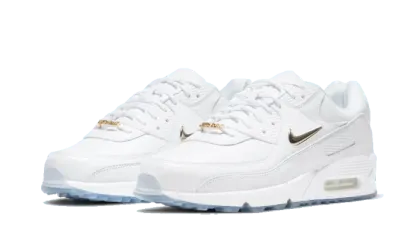 NIqdfKE Air Max 90 White Metallic Gold