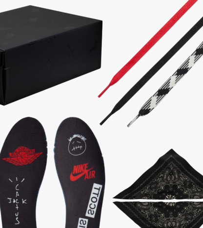 Air Jordan 1 Retro Low OG SP Travis Scott 'Black Phantom'