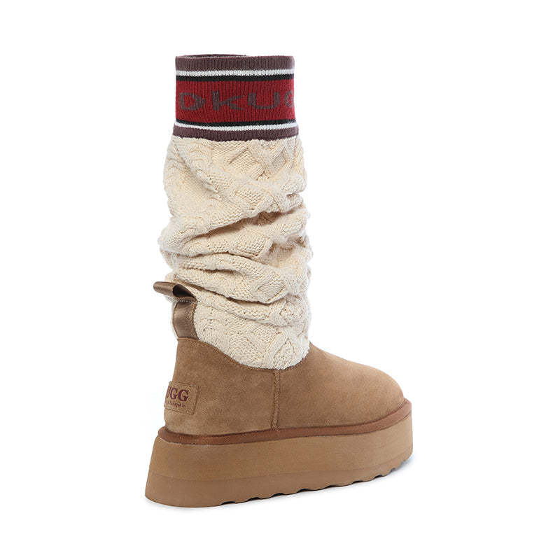 uqdfgg Alexa Platform Boots