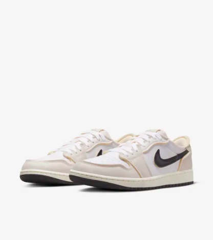 Air Jordan 1 Low White and Coconut Milk