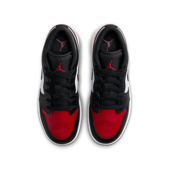 Nike Air Jordan 1 Low Bred Toe 2.0(GS)