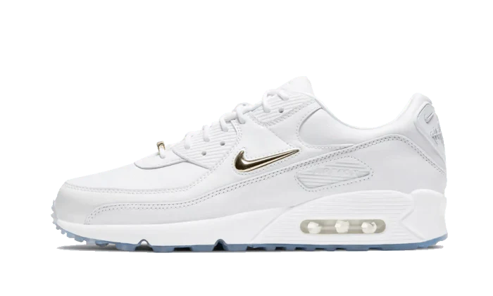 NIqdfKE Air Max 90 White Metallic Gold