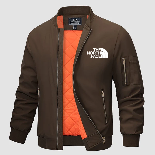 TNF®-Men's Bomber Jacket - Casual Spring Zip-Up Windbreaker with Pockets