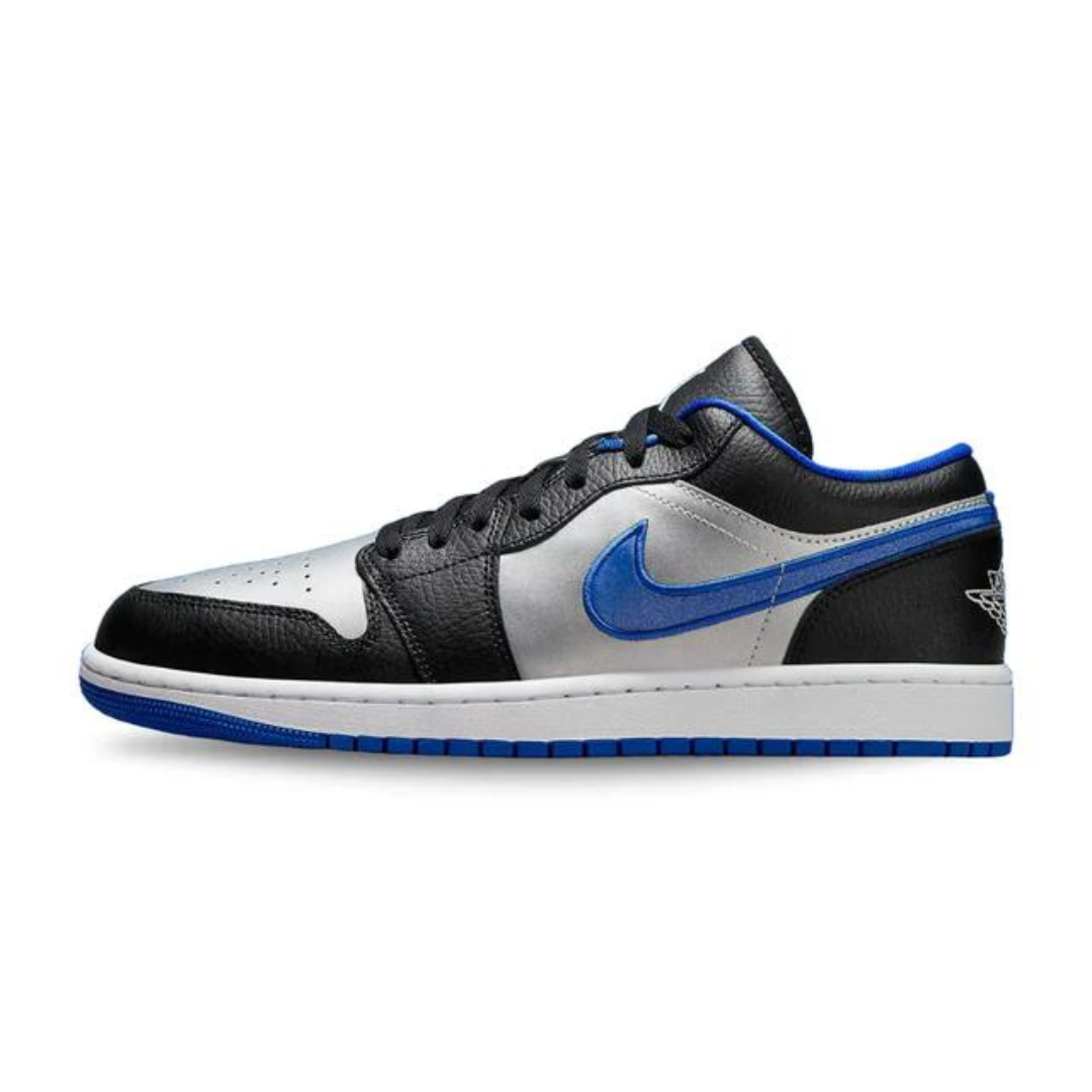 Air Jordan 1 Low Black Game Royal Metallic