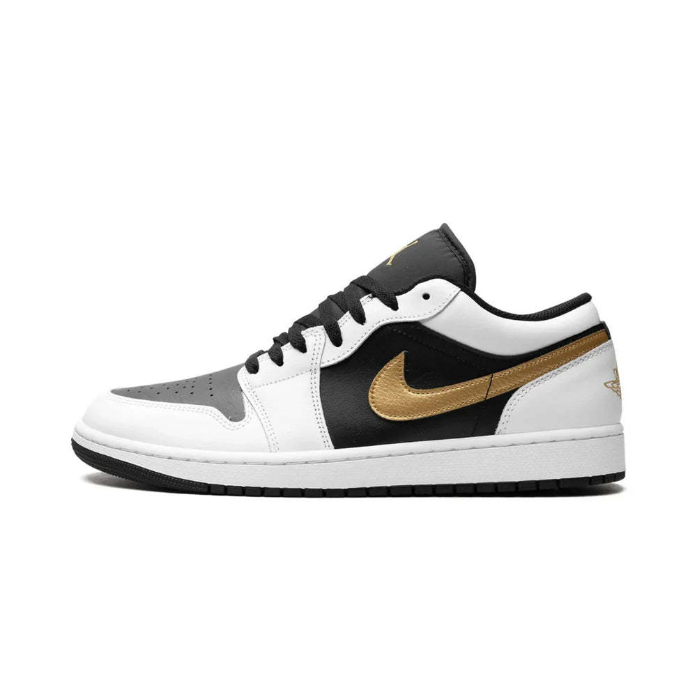Air Jordan 1 Low Metallic Gold Swoosh