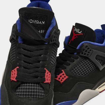 Jorqdfdan 4 Retro Black / Fire Red - Deep Royal Blue