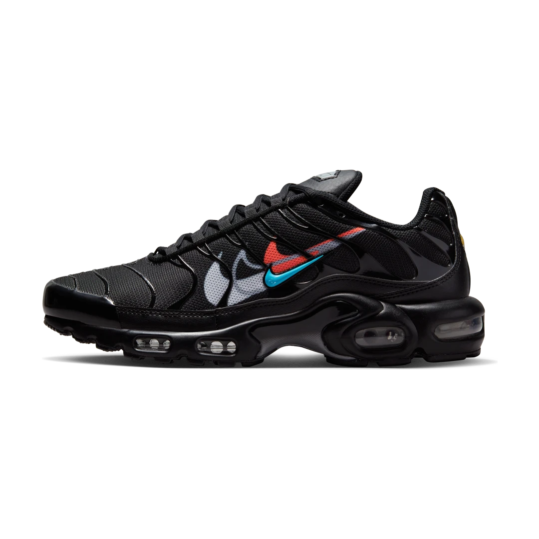niqdfke Air Max Plus Multi Swoosh Black Crimson