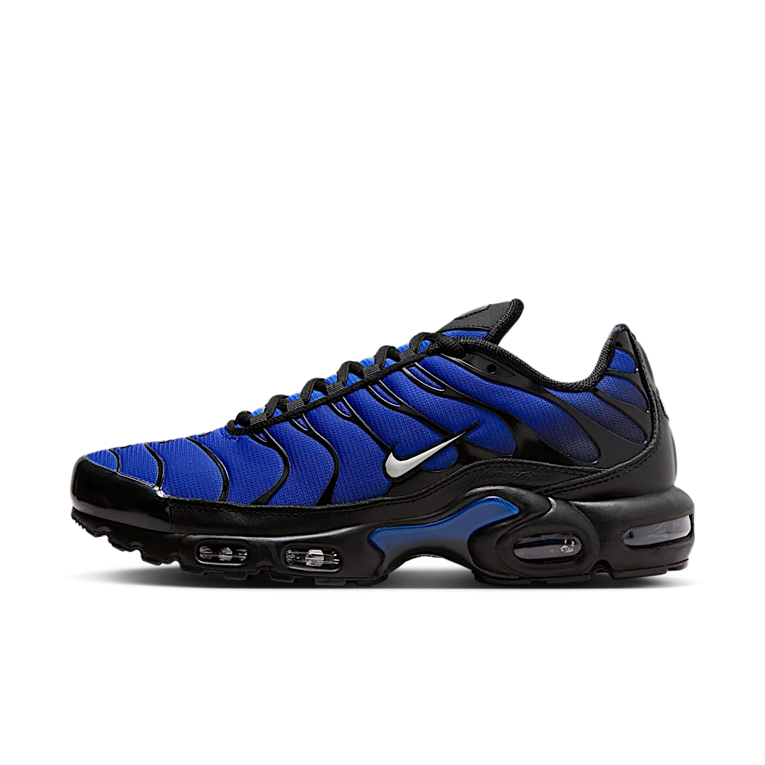 niqdfke Air Max Plus Premium Black Racer Blue