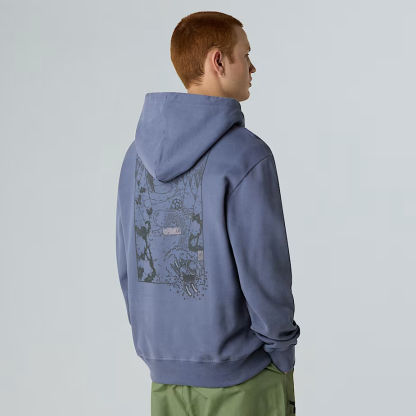 Sweat à capuche décontracté Powder Days Graphic unisexe