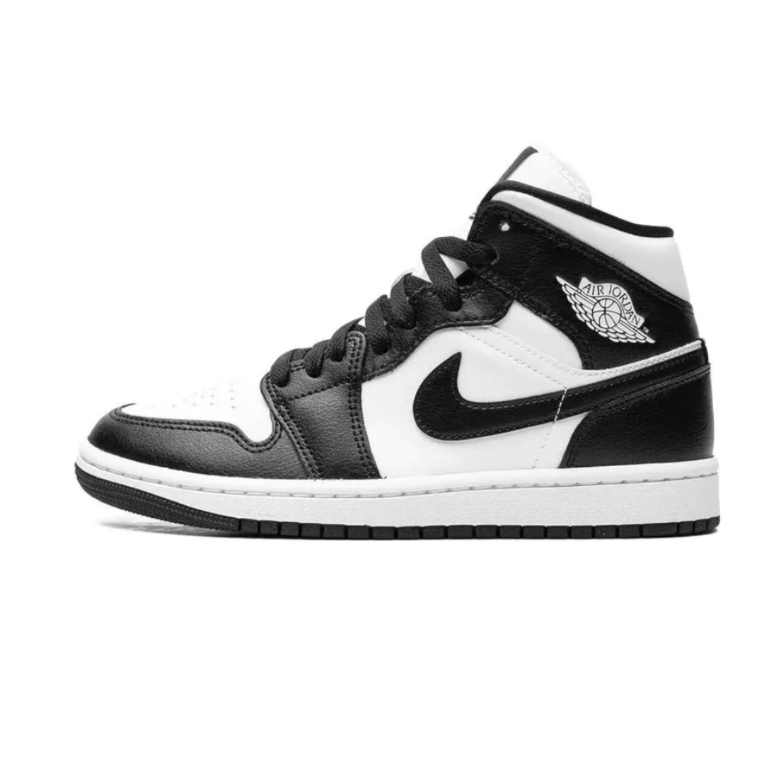 Air Jordan 1 Mid Panda  - Black/White (W)