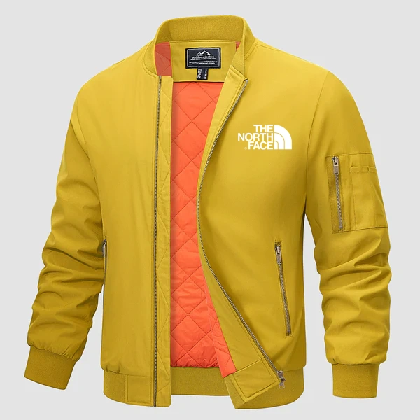 TNF®-Men's Bomber Jacket - Casual Spring Zip-Up Windbreaker with Pockets