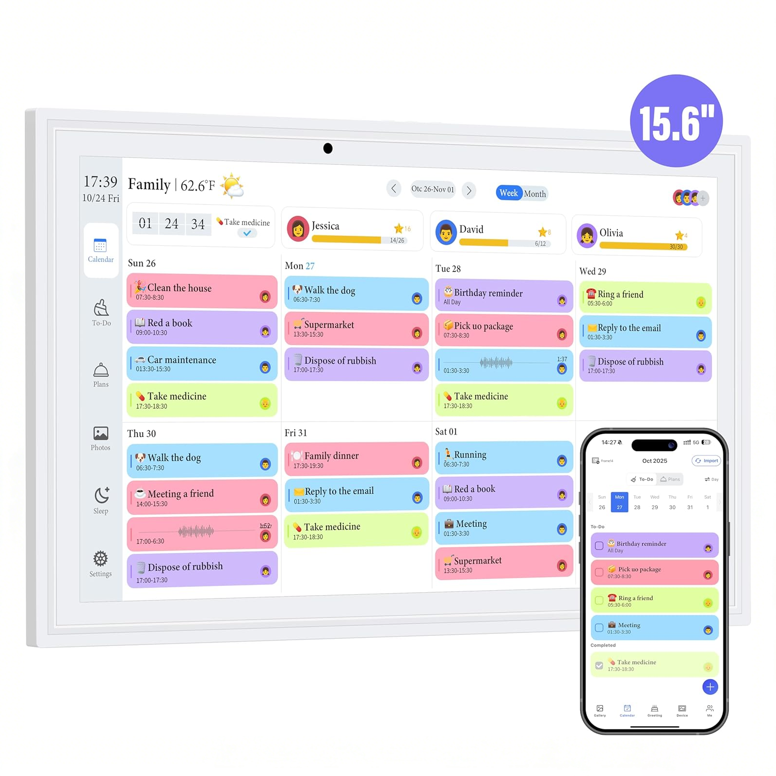 Truevista Digital Electronic Calendar