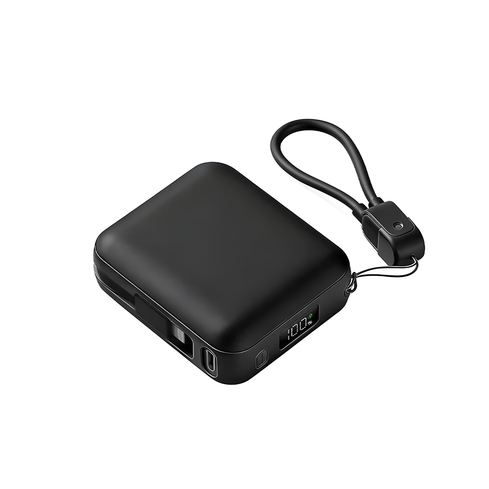 Power Bank With Built-In Cables