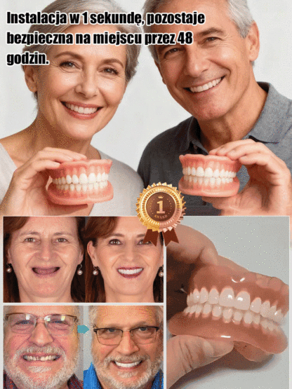 Bez kosztownego leczenia dentystycznego, bez bólu, bez czekania, 🦷🦷 uśmiech pełen pewności siebie w 3 sekundy