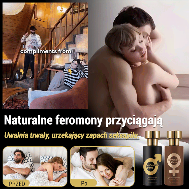 Damskie i męskie perfumy uwodzące.