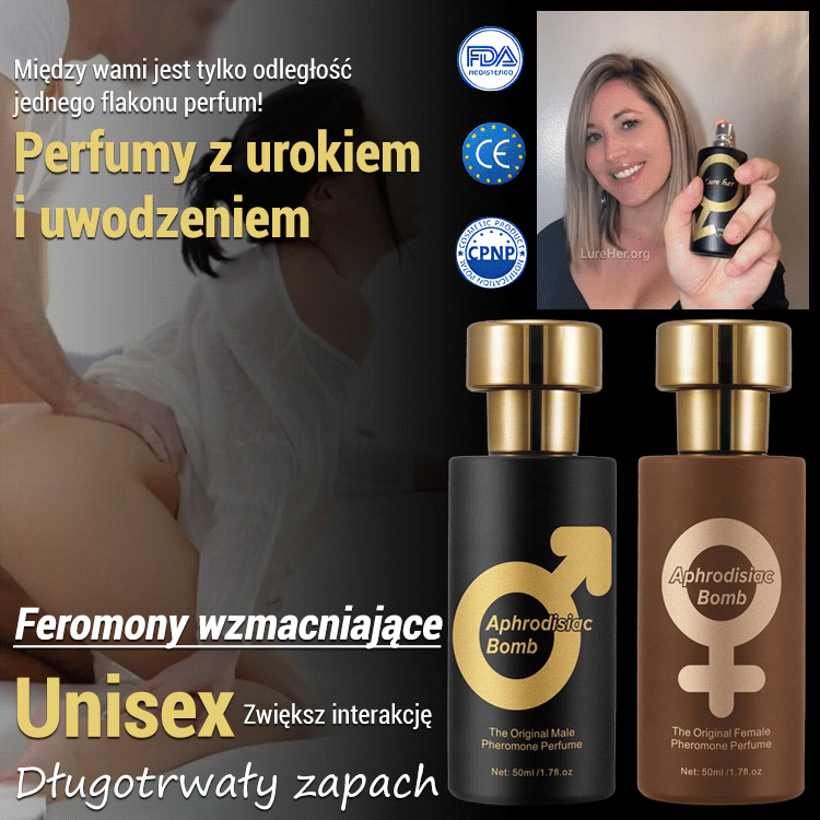 Damskie i męskie perfumy uwodzące.