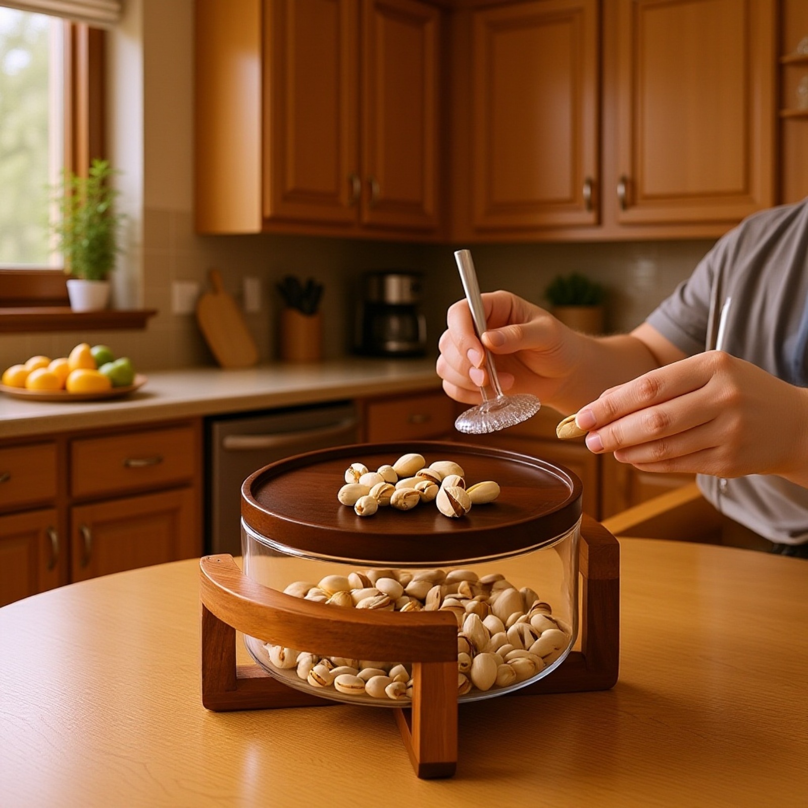 Japoński styl – półmisek szklany na przekąski