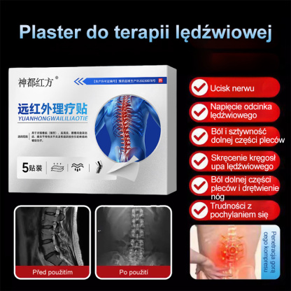 【Natychmiastowy efekt】Plaster do terapii stawów barkowych, lędźwiowych i nóg. 10-krotny zwrot za podróbkę | Gwarancja satysfakcji lub zwrot pieniędzy.