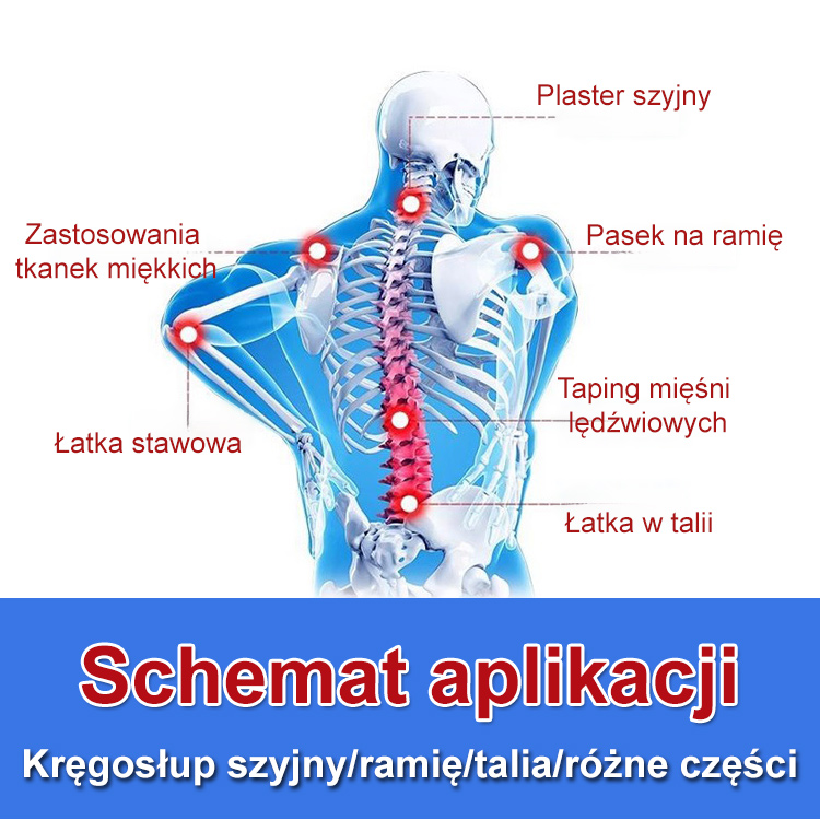 【Natychmiastowy efekt】Plaster do terapii stawów barkowych, lędźwiowych i nóg. 10-krotny zwrot za podróbkę | Gwarancja satysfakcji lub zwrot pieniędzy.
