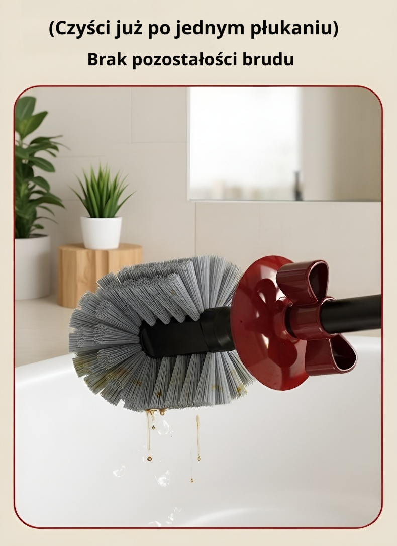 Akcesoria łazienkowe retro – szczotka do WC