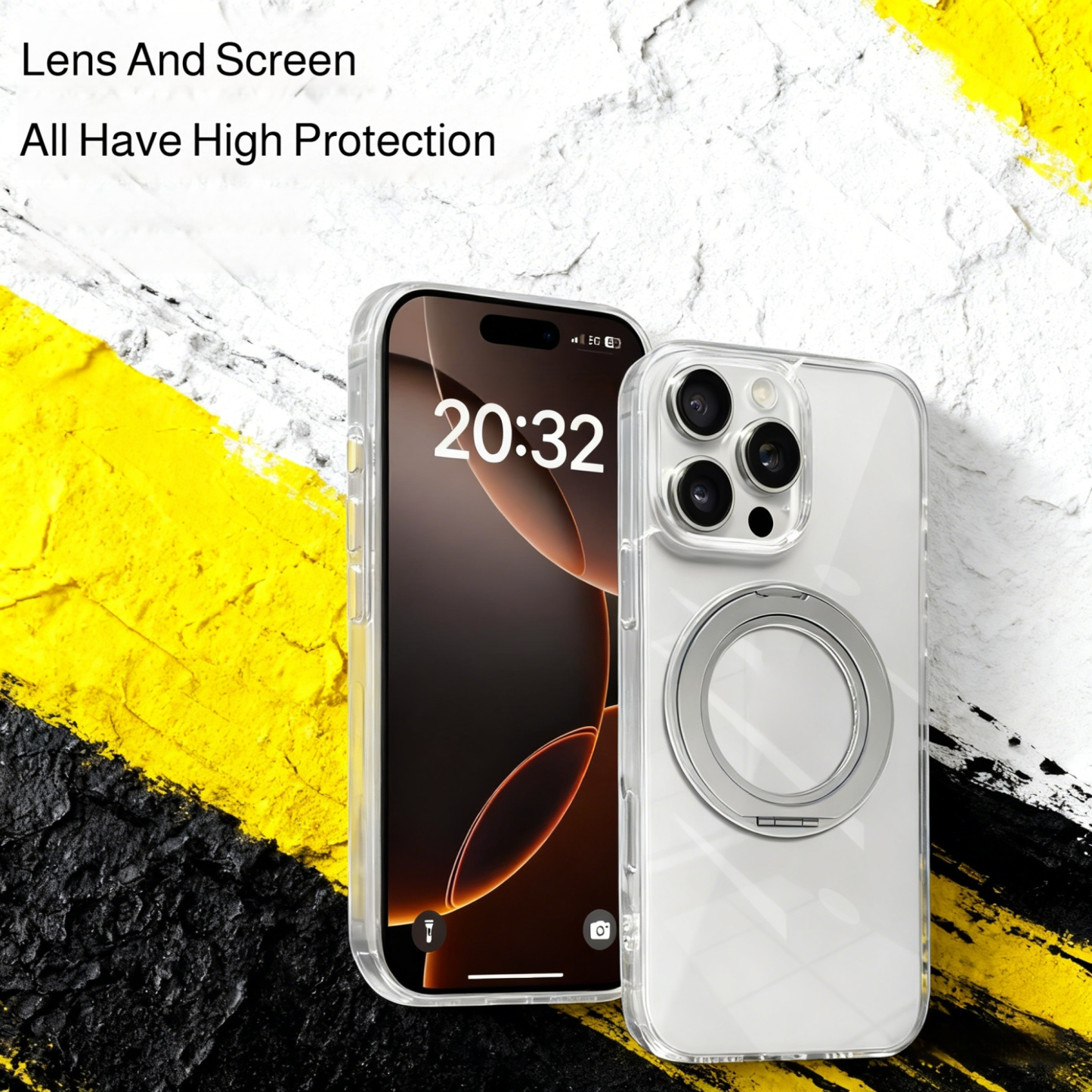 Magnetic Rotating Stand iPhone Case