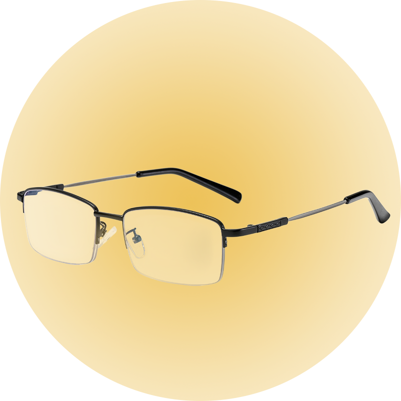  Professional Titanium Frame Progressive Reading Glasses