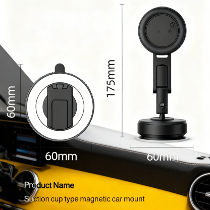 360° Rotatable Foldable Car Magnetic Phone Holder