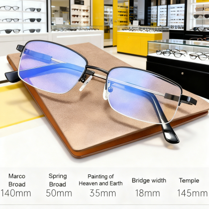  Professional Titanium Frame Progressive Reading Glasses