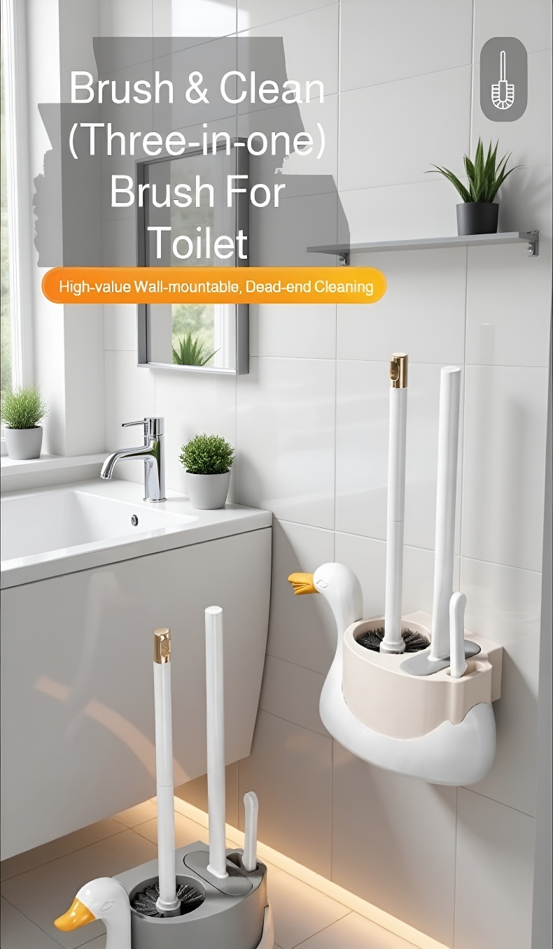 White Swan Multifunctional Toilet Cleaning Brush close-up