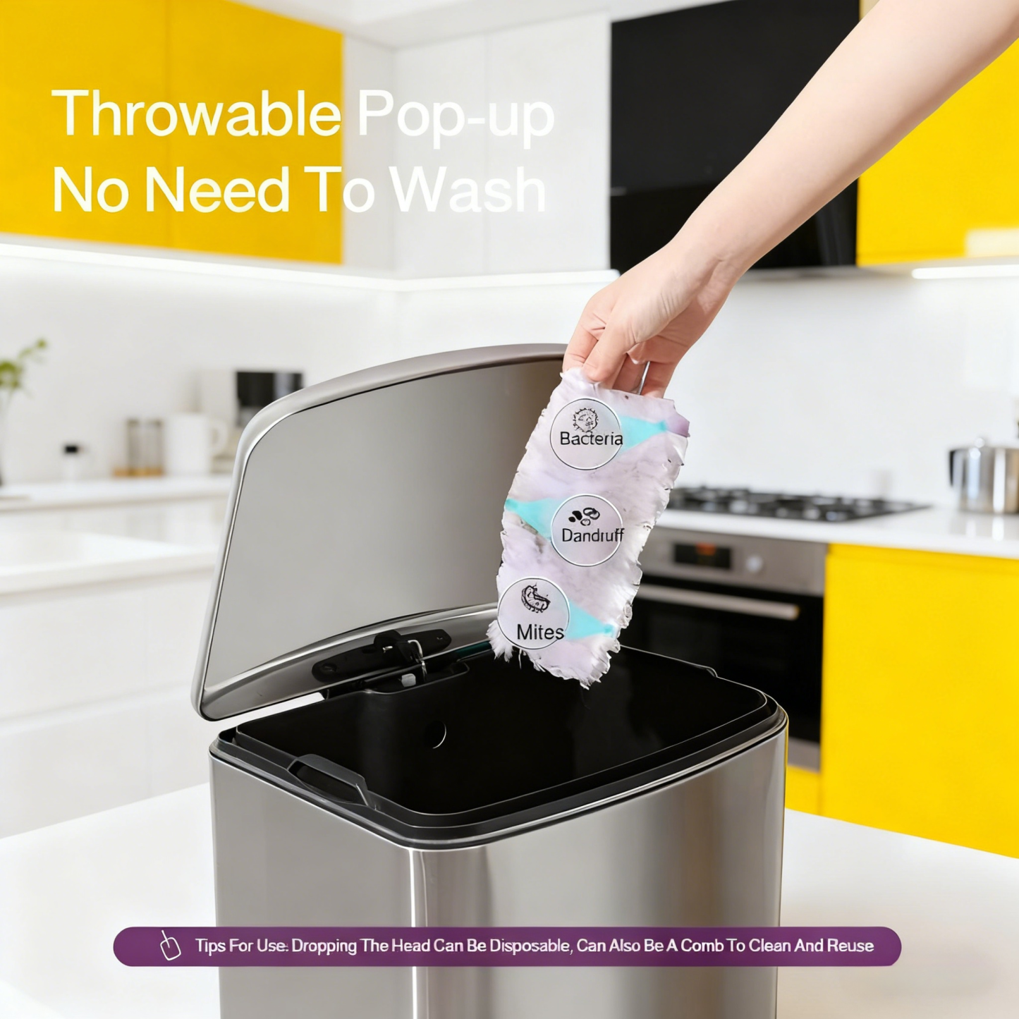 Powerful Desktop Cleaning Duster – Long-lasting Dust Removal