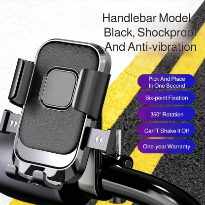 Waterproof Phone Holder for Electric Bikes and Bicycles