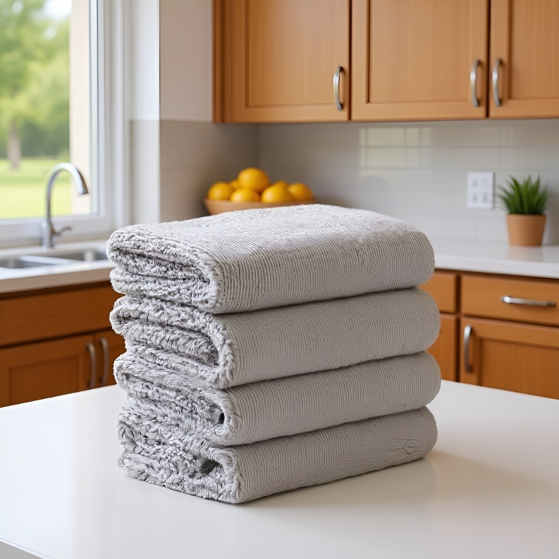 Thickened Japanese Bamboo Charcoal Fiber Cleaning Cloth