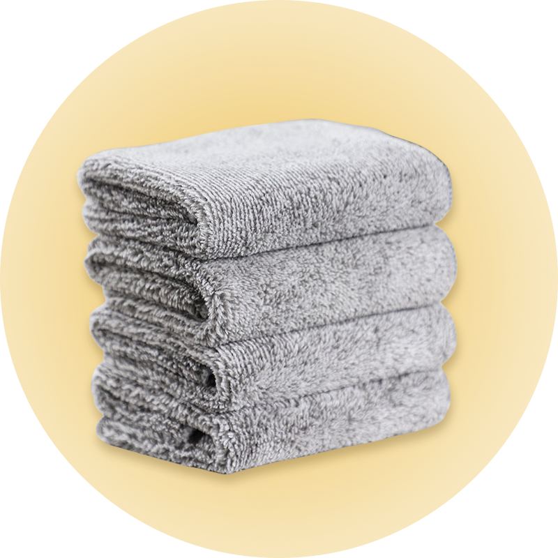 Thickened Japanese Bamboo Charcoal Fiber Cleaning Cloth