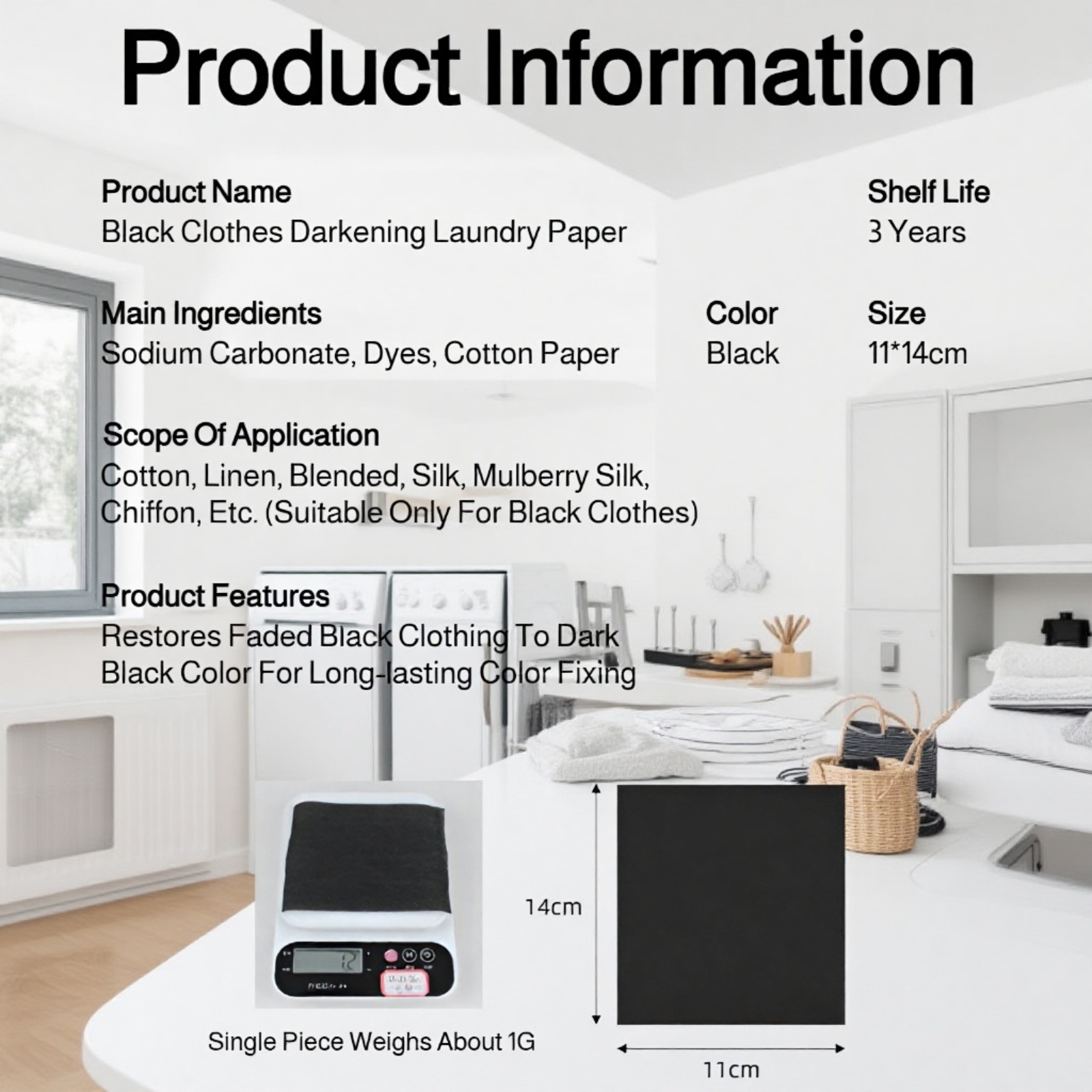 Laundry sheet being placed in washing machine