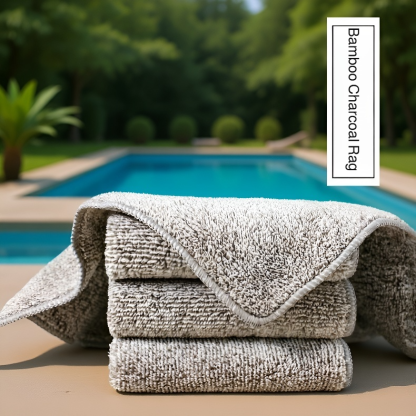 Thickened Japanese Bamboo Charcoal Fiber Cleaning Cloth