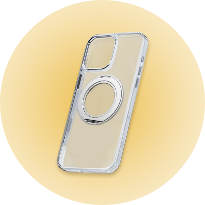 Magnetic Rotating Stand iPhone Case