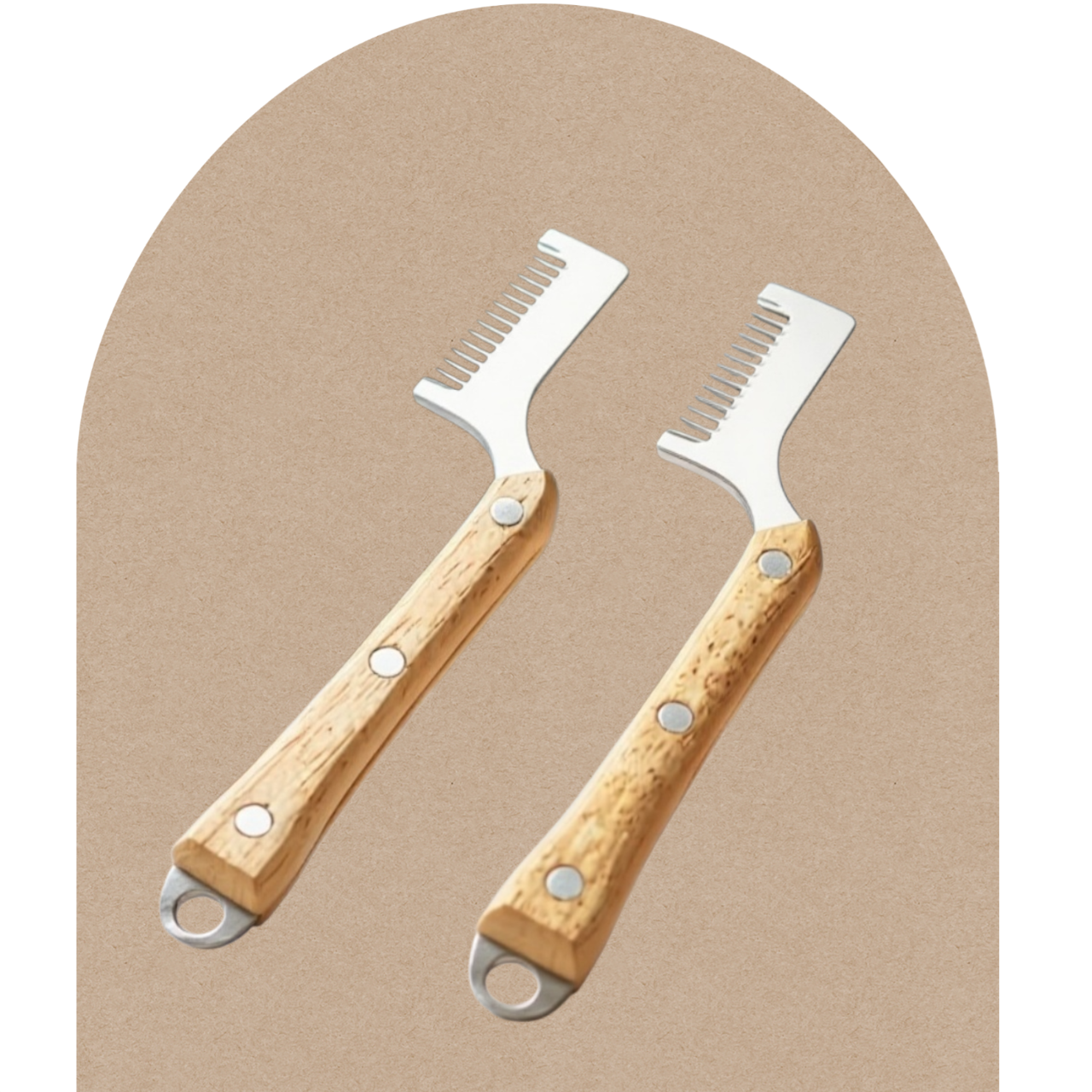 Ultrafine Wooden Handle Onion Slicer Kitchen Knife