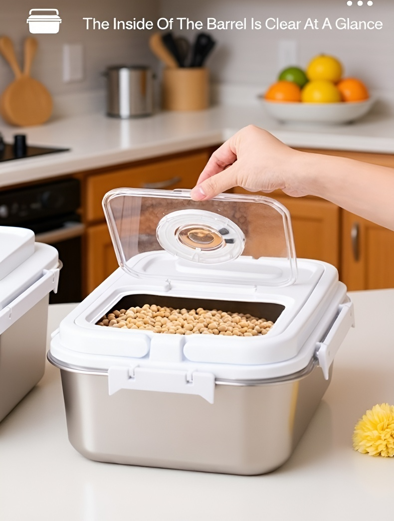 Food-grade portable rice storage solution
