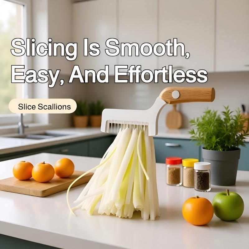 Ultrafine Wooden Handle Onion Slicer Kitchen Knife