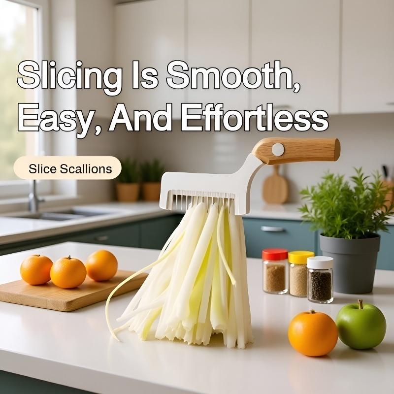 Ultrafine Wooden Handle Onion Slicer Kitchen Knife