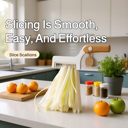 Ultrafine Wooden Handle Onion Slicer Kitchen Knife