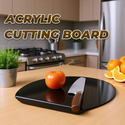 Acrylic Non-Slip Vegetable and Fruit Cutting Board